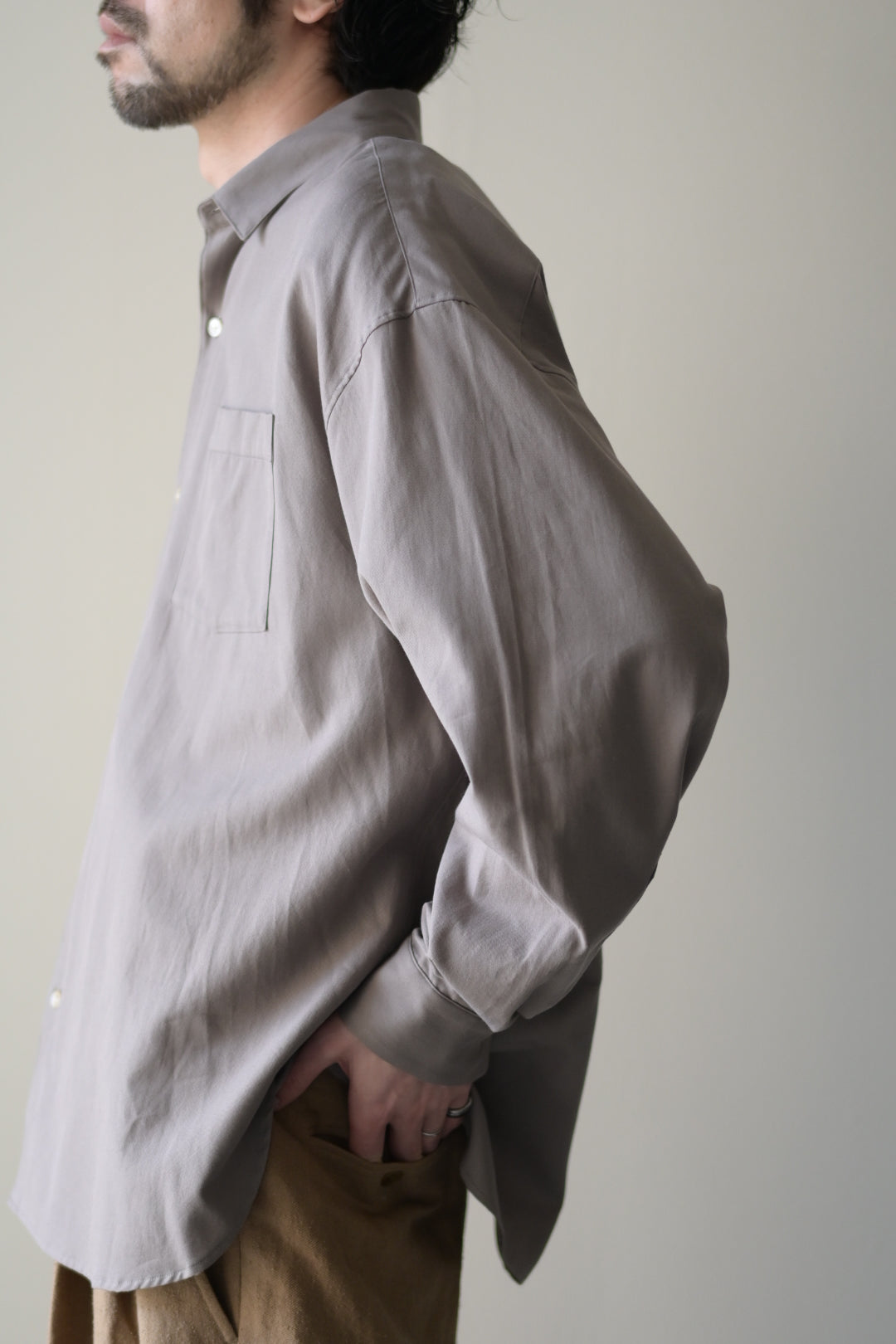 Blanc YM (ブランワイエム) - Soft Oxford Wide Shirts