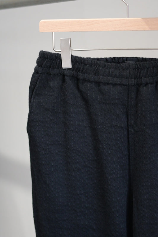 Yamauchi - Wool Cupro Random Shadow Stripe Pajama Pants