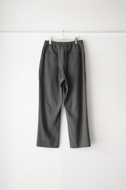 山内 - 黒染強撚コットンボイルクロス・パジャマパンツ