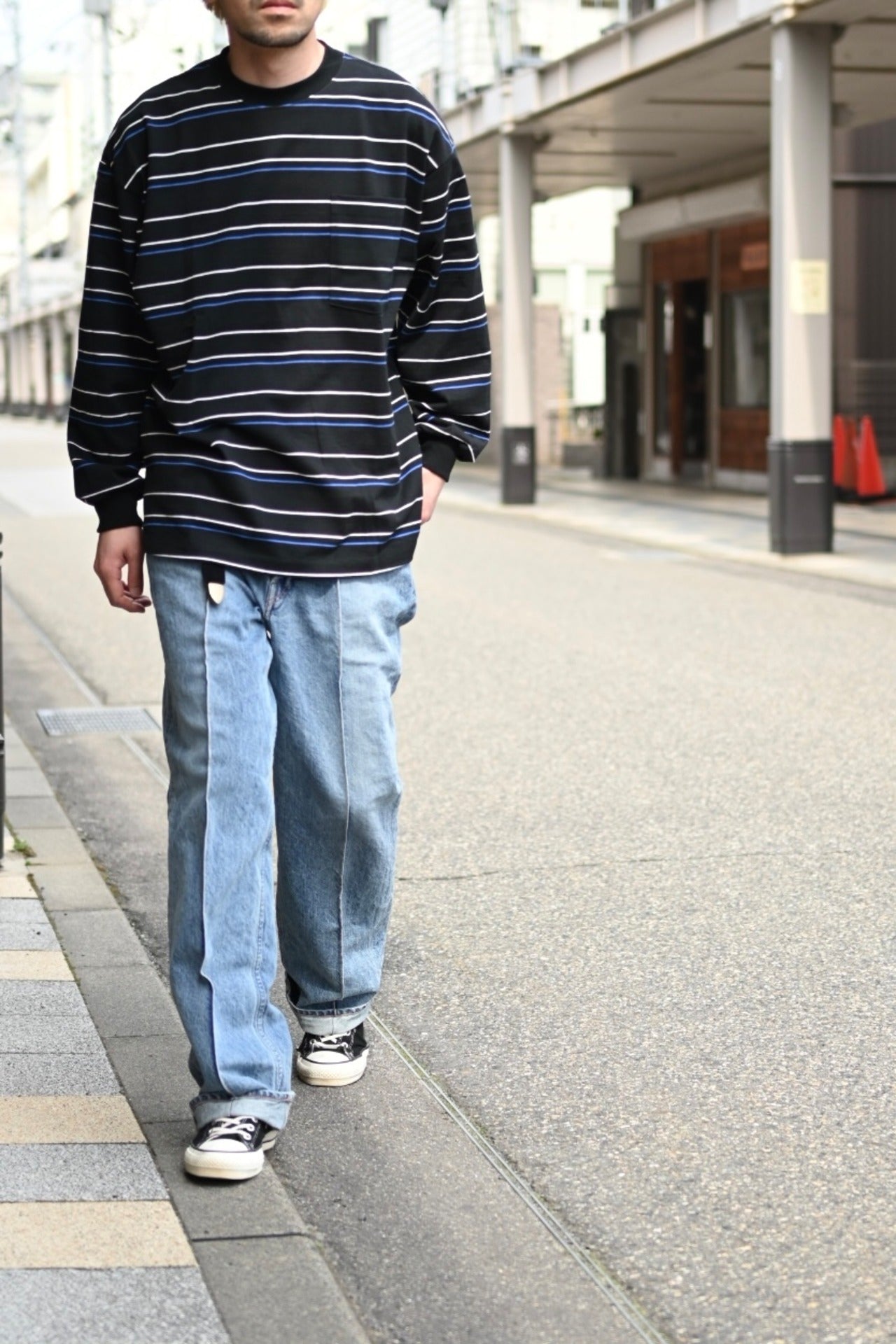 wonderland - Striped L/S T-shirts