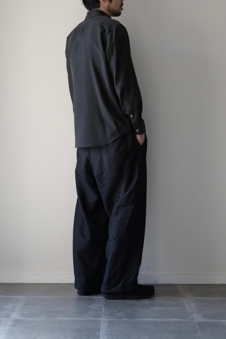 山内 - ビンテージシルクギャバ・スタンダードシャツ