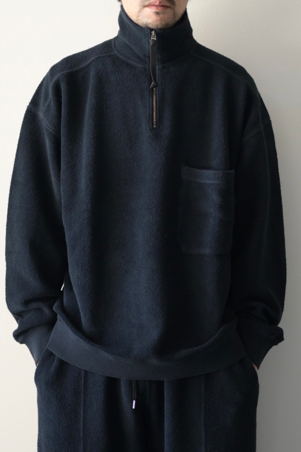 phebus - Sulfur Dye Fleece Pull Over