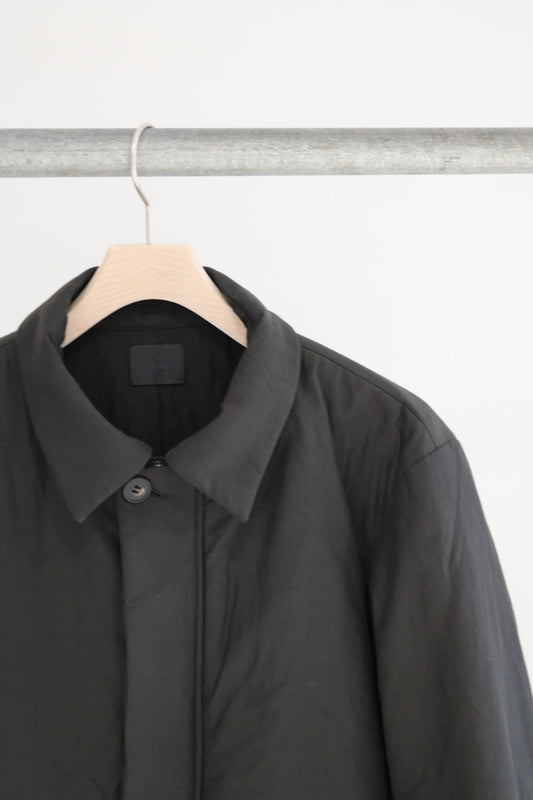 山内 - 2plyキュプラ×コットン・中綿入りジップジャケット