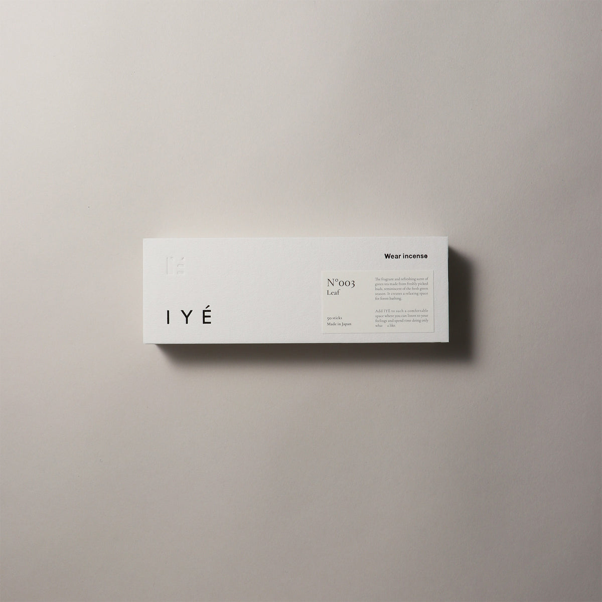 IYÉ (イエ) - incense No.003 Leaf　お香