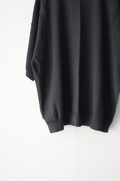YASHIKI (ヤシキ) - Mebuki S/S Knit [CHARCOAL]