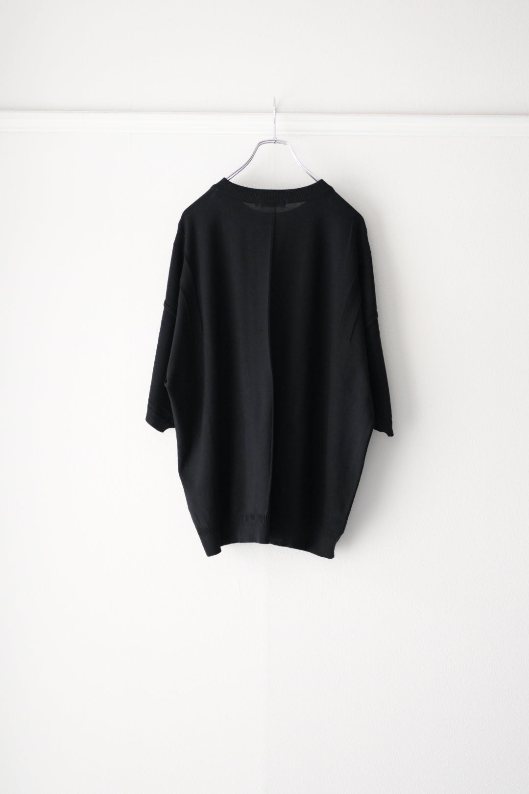 YASHIKI (ヤシキ) - Mebuki S/S Knit [BLACK]
