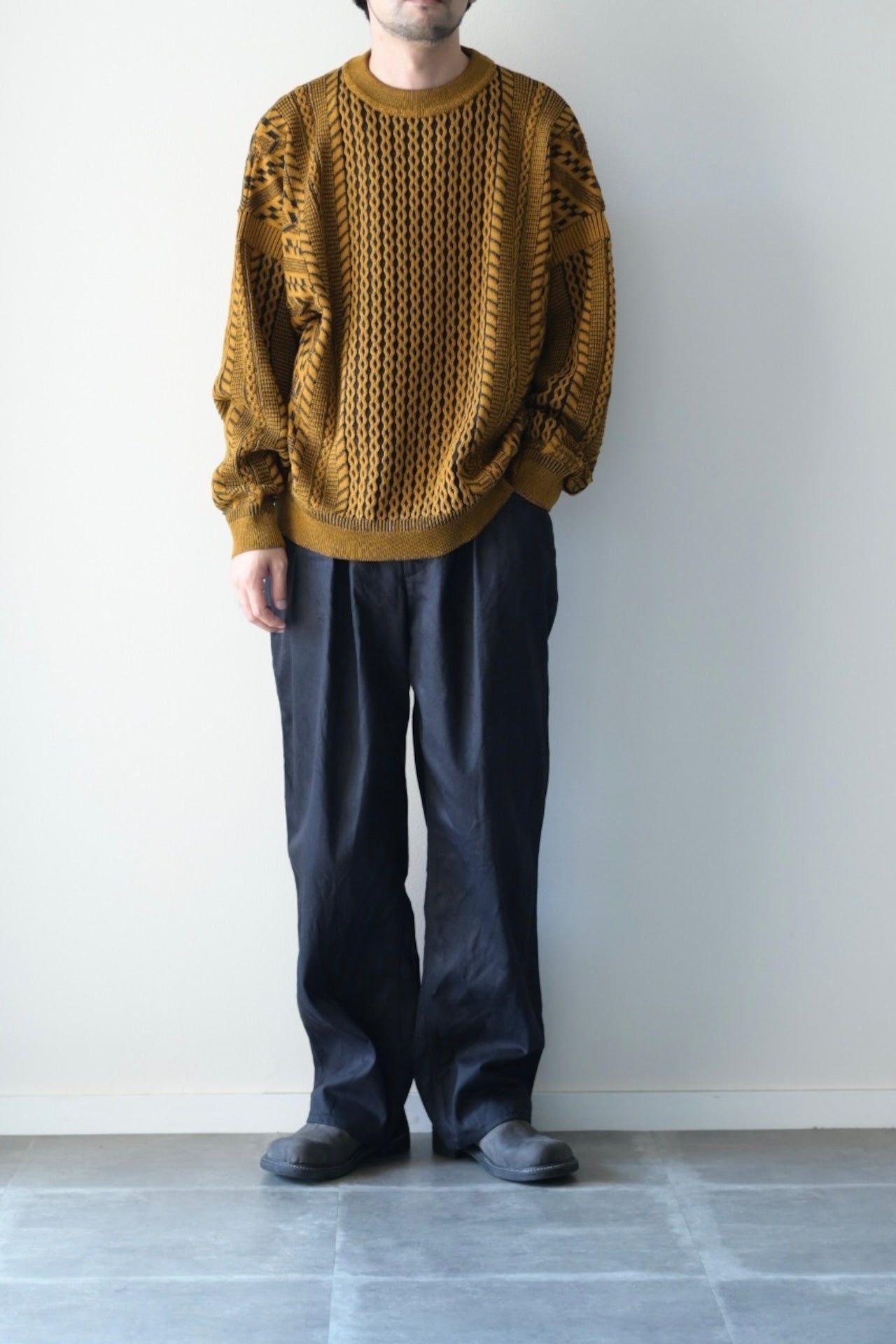 YASHIKI - Fubuki Knit [MUSTARD]