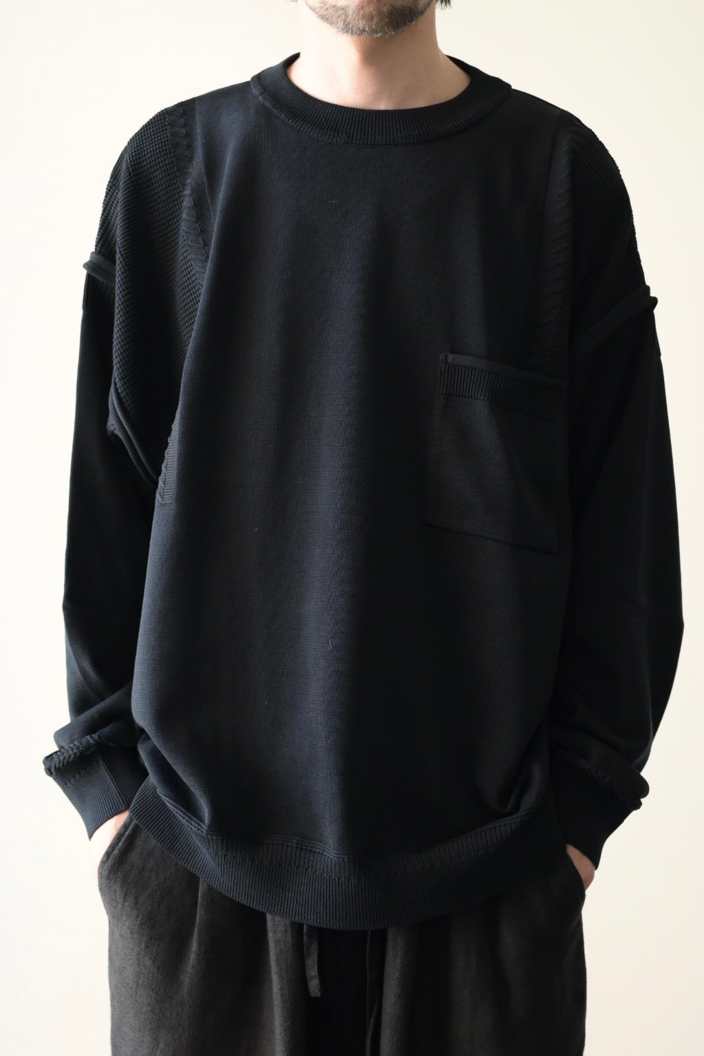 YASHIKI - Akiyo Knit [BLACK]