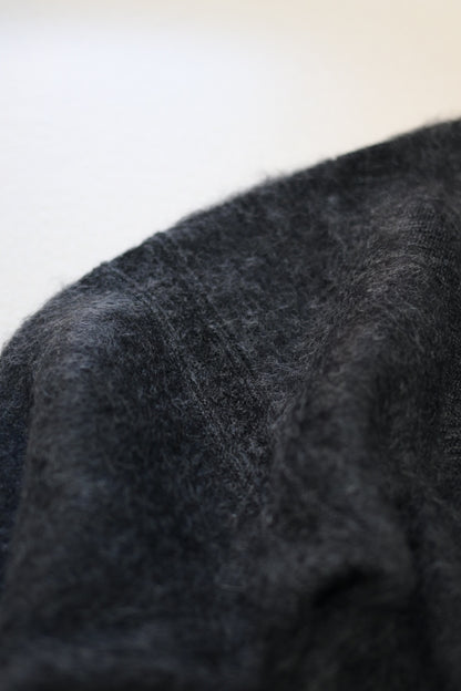 YASHIKI - Akane mohair Cardigan [BLACK]