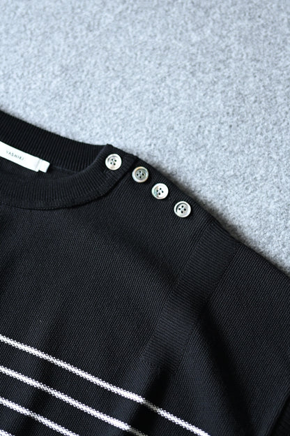 YASHIKI - Funaato Knit [BLACK]