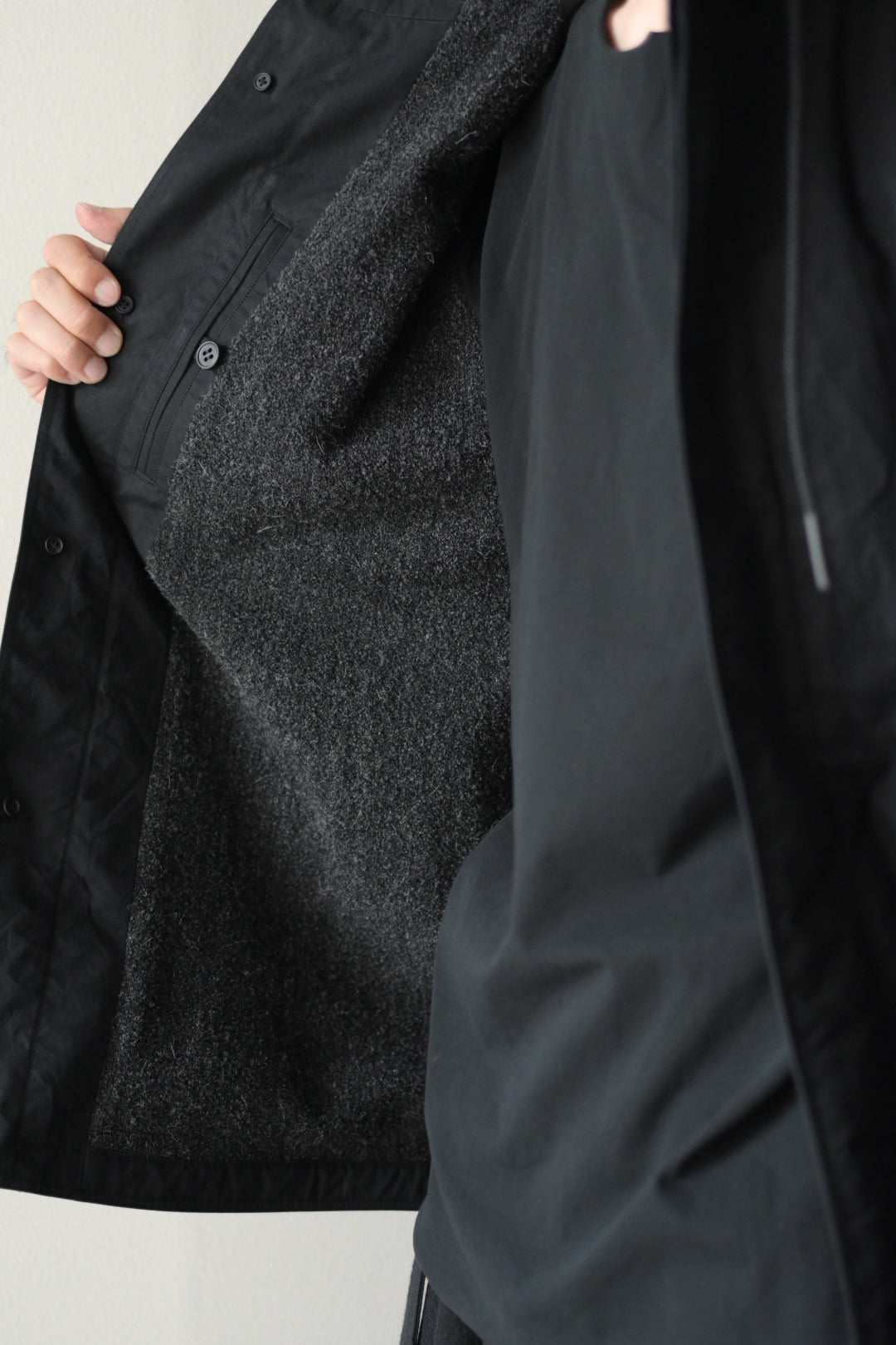 Yamauchi - Shield Cotton Cloth, 3way, Docking Military Coat