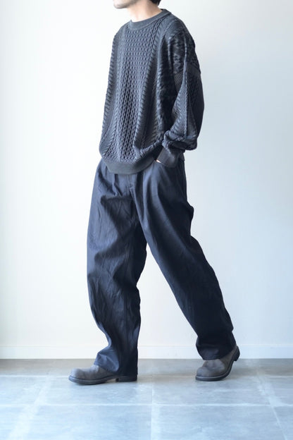YASHIKI - Fubuki Knit [BLACK]