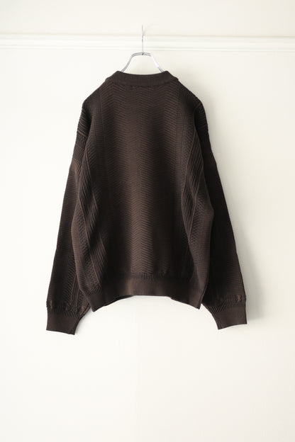 YASHIKI - Yunagi Knit [BROWN]