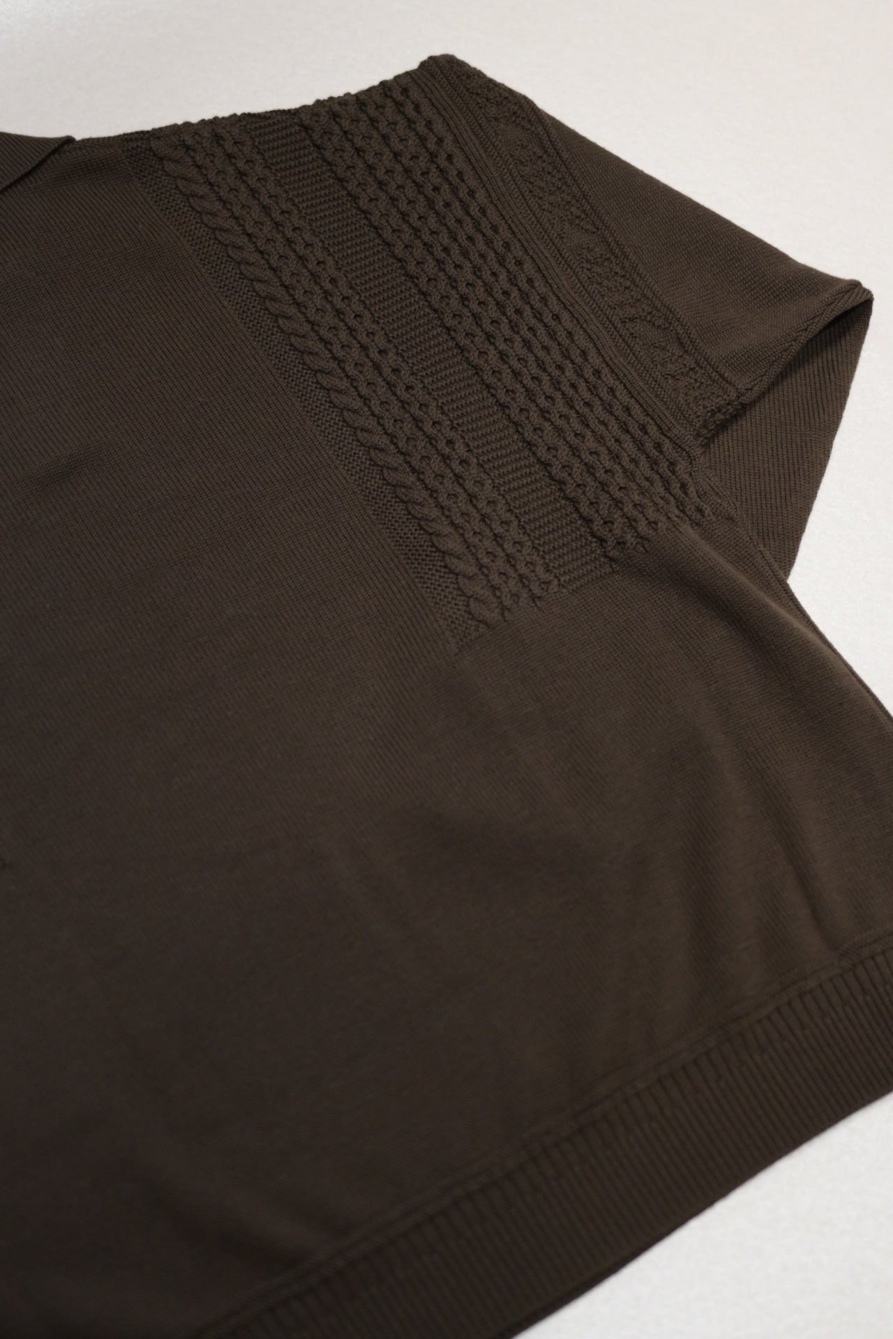 YASHIKI - Hatsuyuki Skipper Knit [BROWN]