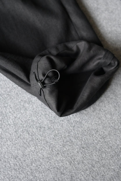 Blanc YM - HEMP BROWSING PANTS [BLACK]