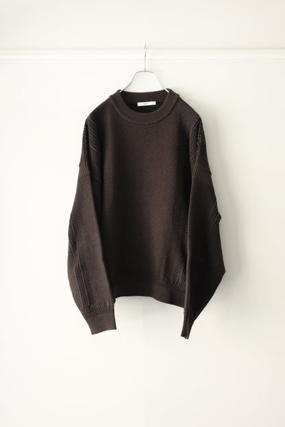 YASHIKI - Yunagi Knit [BROWN]