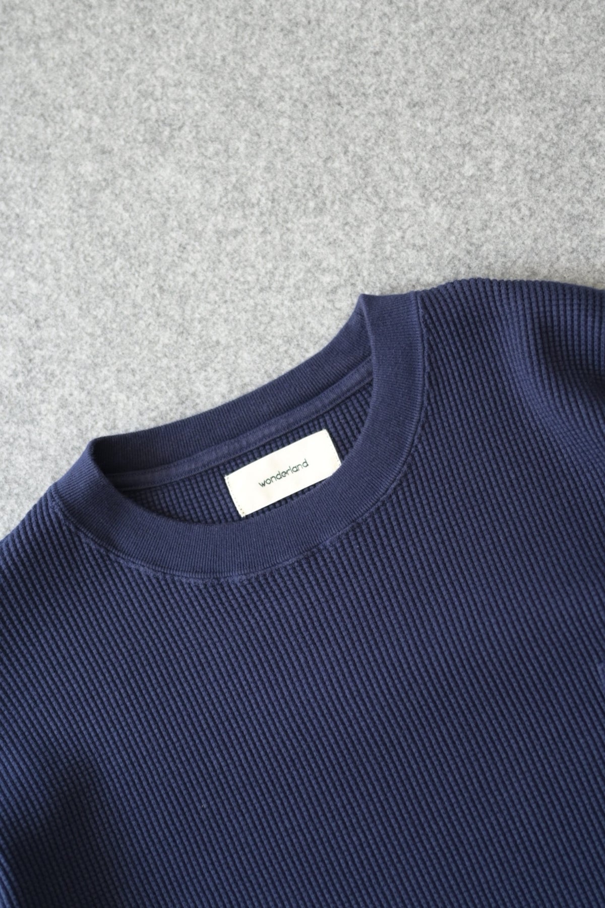 wonderland - Waffle L/S [DARK NAVY]