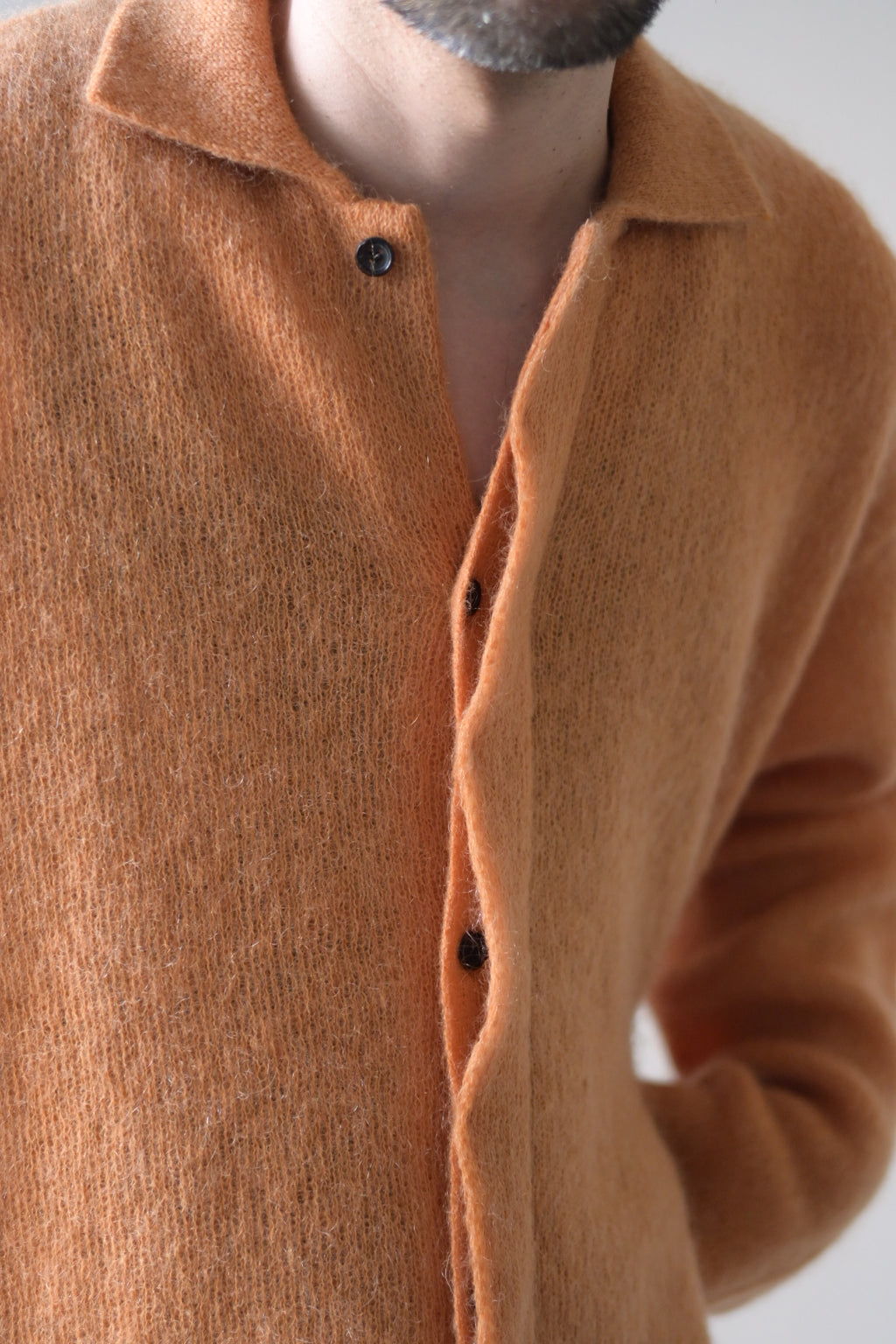 Blanc YM - Kid Mohair Knit Shirts