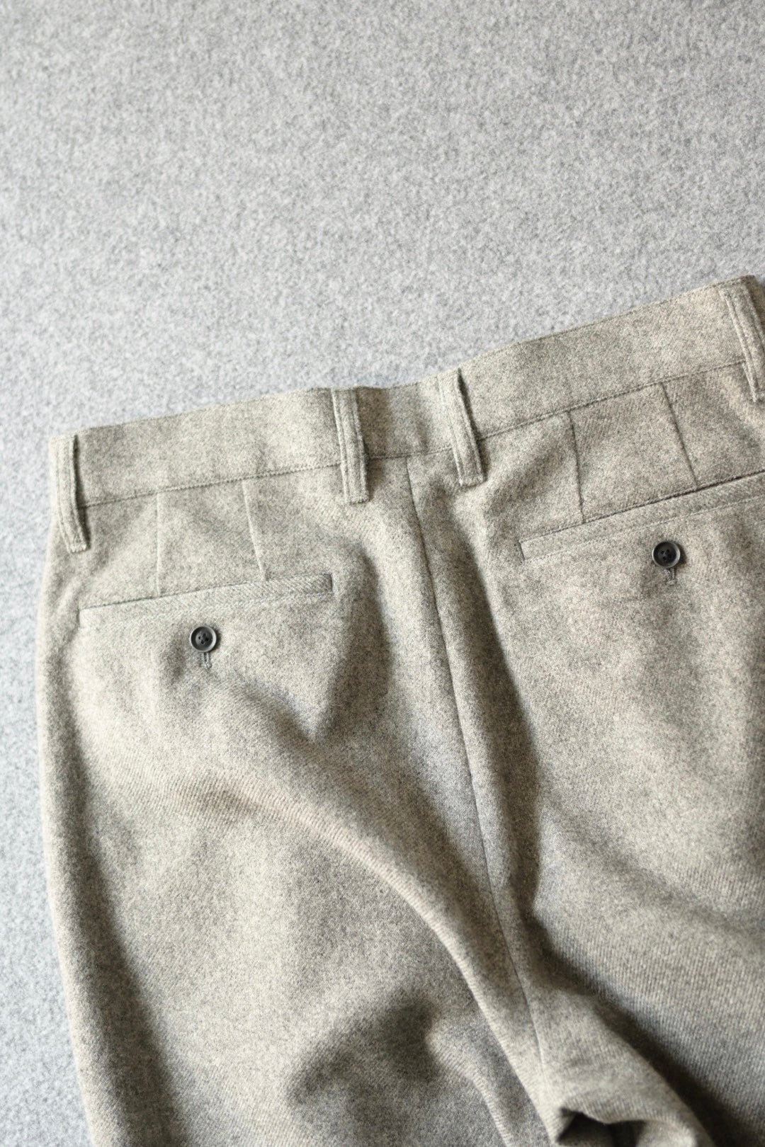 SAYATOMO  - 2-Tack Wide Trousers [GRAY]