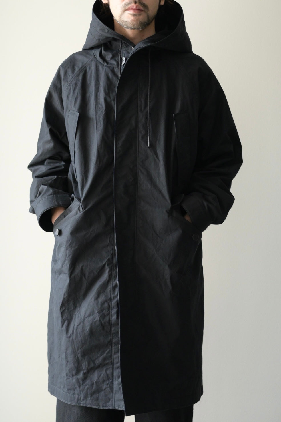 Yamauchi - Shield Cotton Cloth, 3way, Docking Military Coat