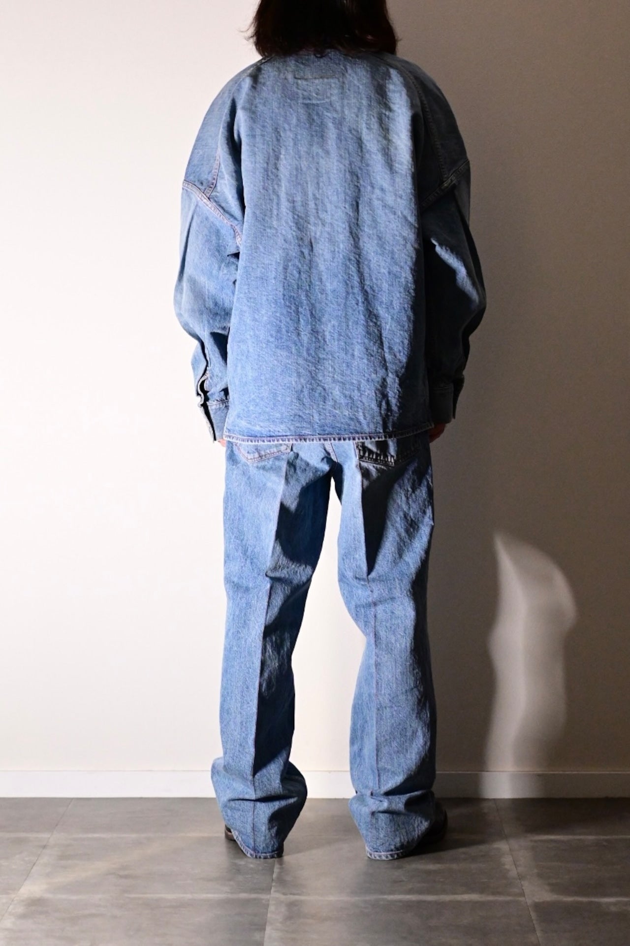phebus - WASHI DENIM JACKET [FADE BLUE]