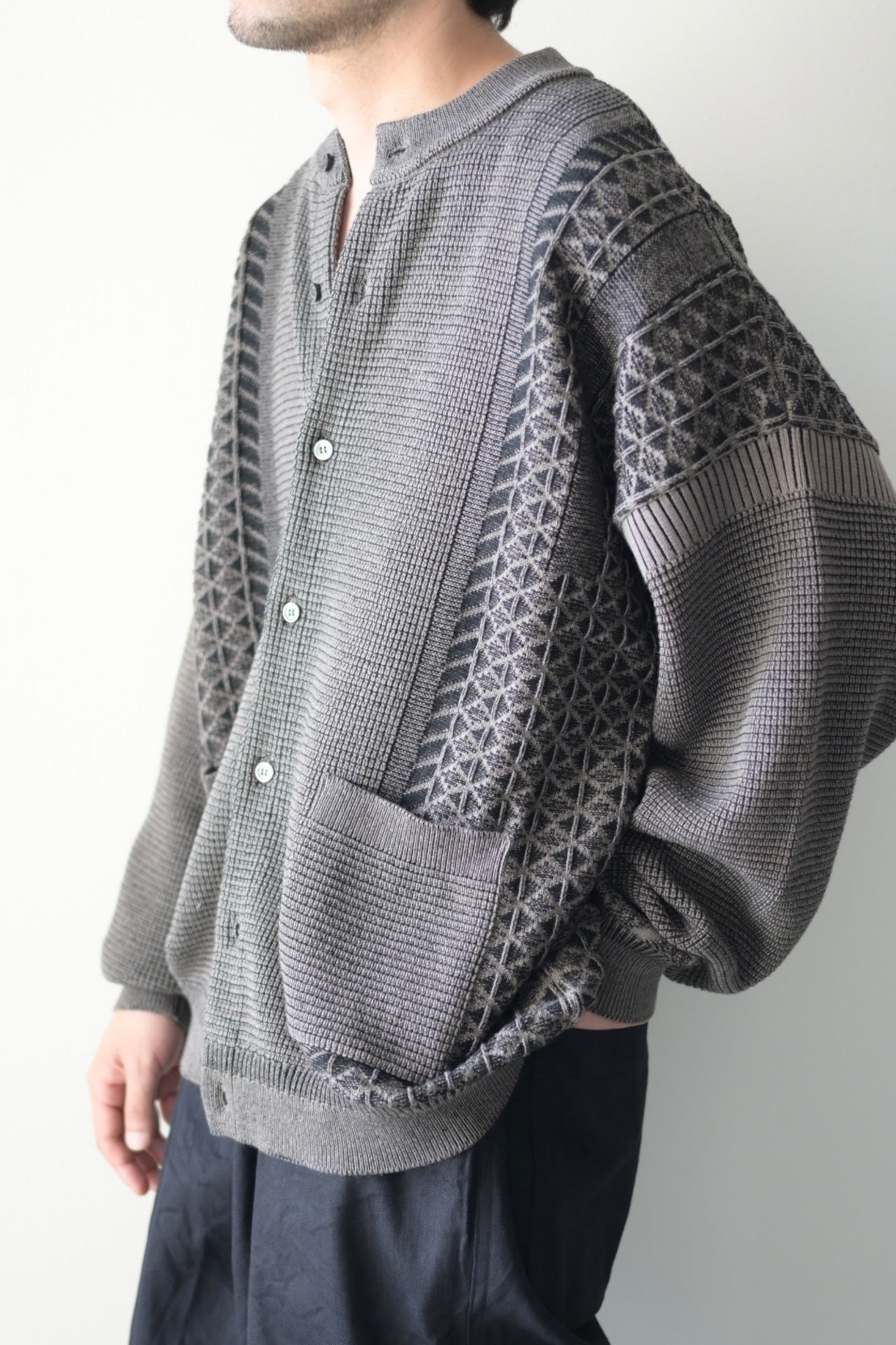 YASHIKI - Ginka Cardigan [GREIGE]