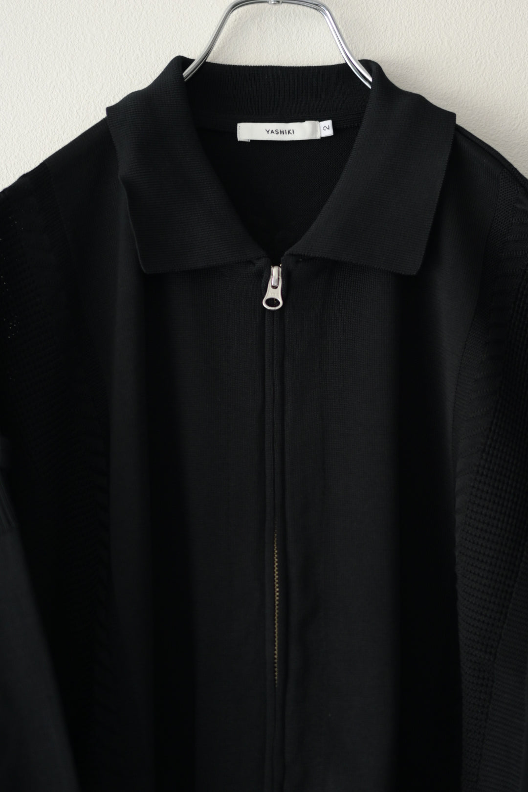 YASHIKI - Akiyo Zip Cardigan [BLACK]