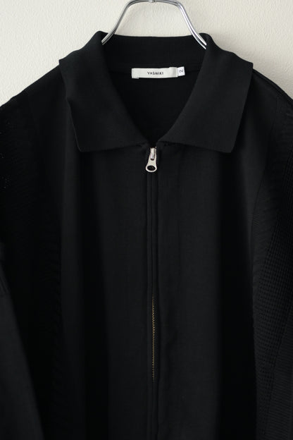 YASHIKI - Akiyo Zip Cardigan [BLACK]