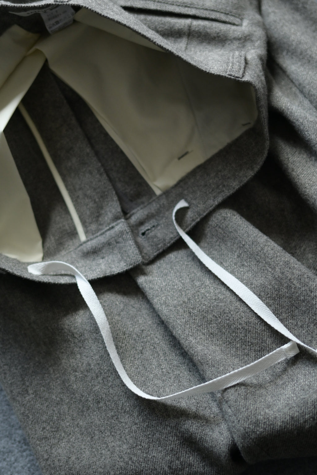 SAYATOMO  - 2-Tack Wide Trousers [GRAY]