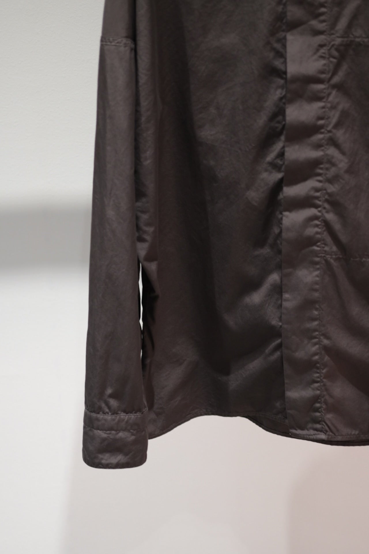phebus - GARMENT DYE COTTON SHIRTS [COCOA]