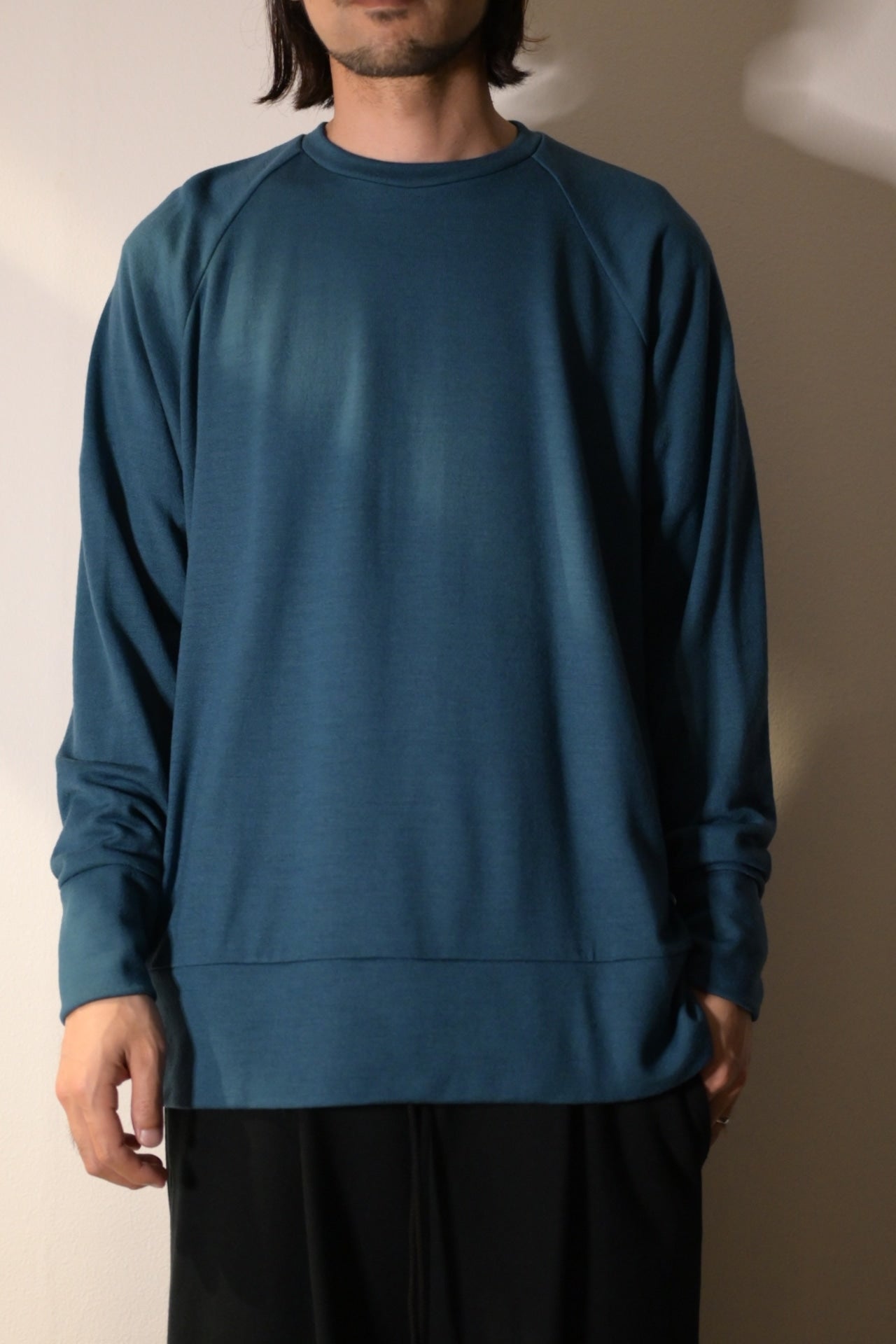 VUm - basic long knit [LIGHT BLUE]