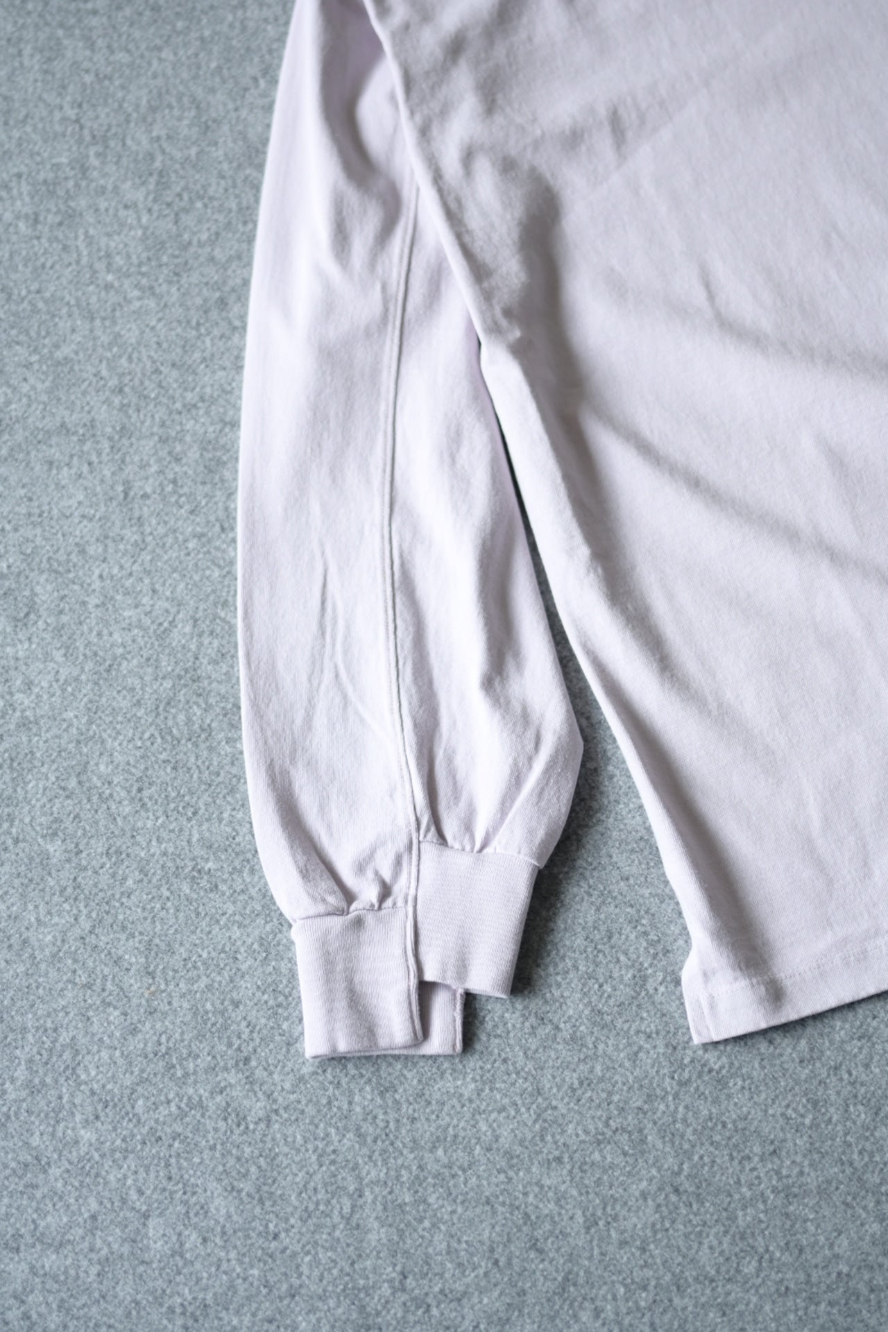 wonderland - Stitch L/S T-shirts [LIGHT GRAY]