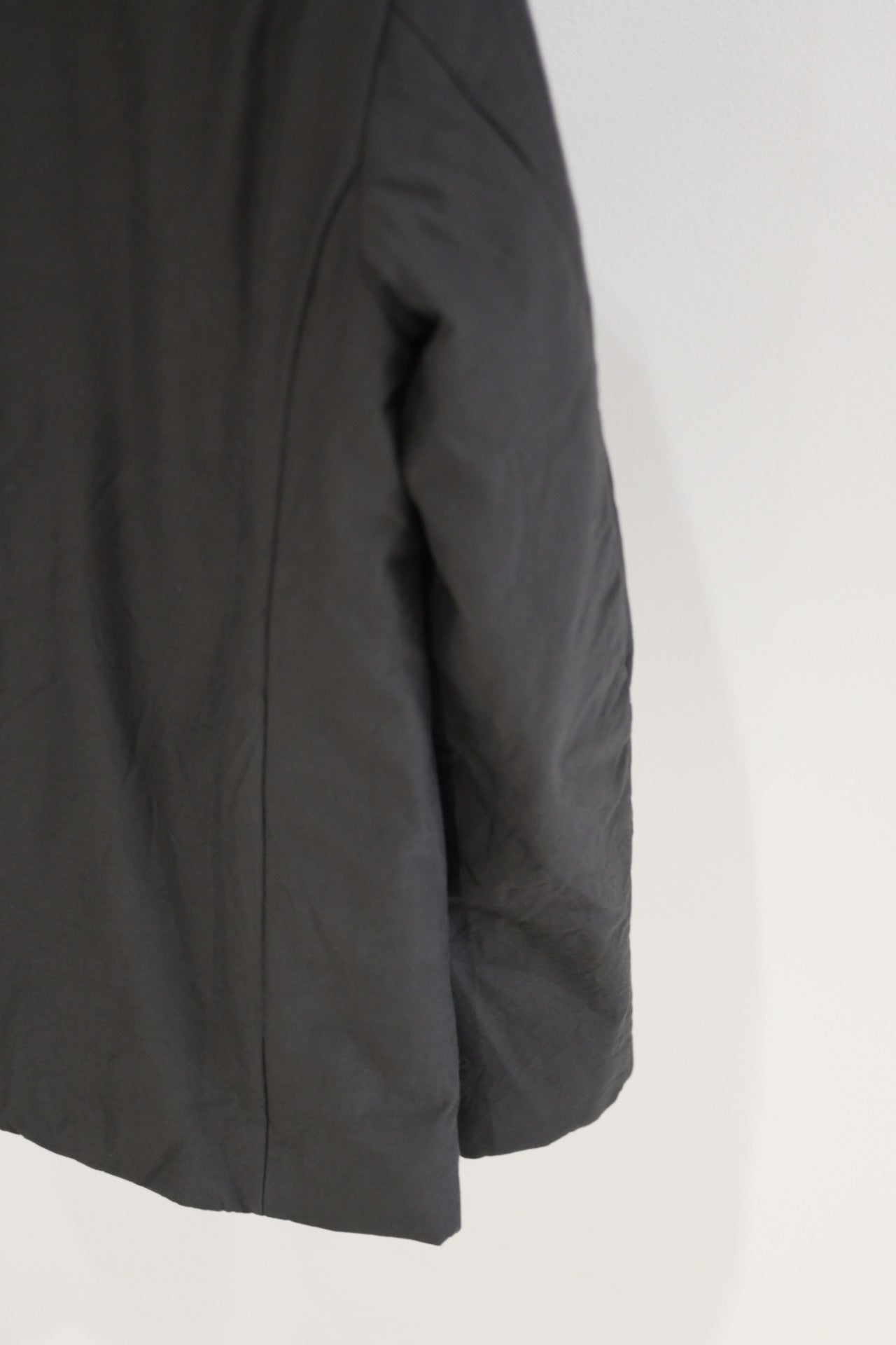 山内 - 2plyキュプラ×コットン・中綿入りジップジャケット