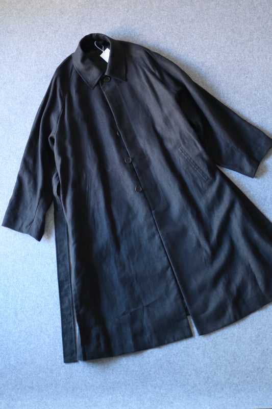 Blanc YM - HEMP OVERSIZE BALMACAN COAT