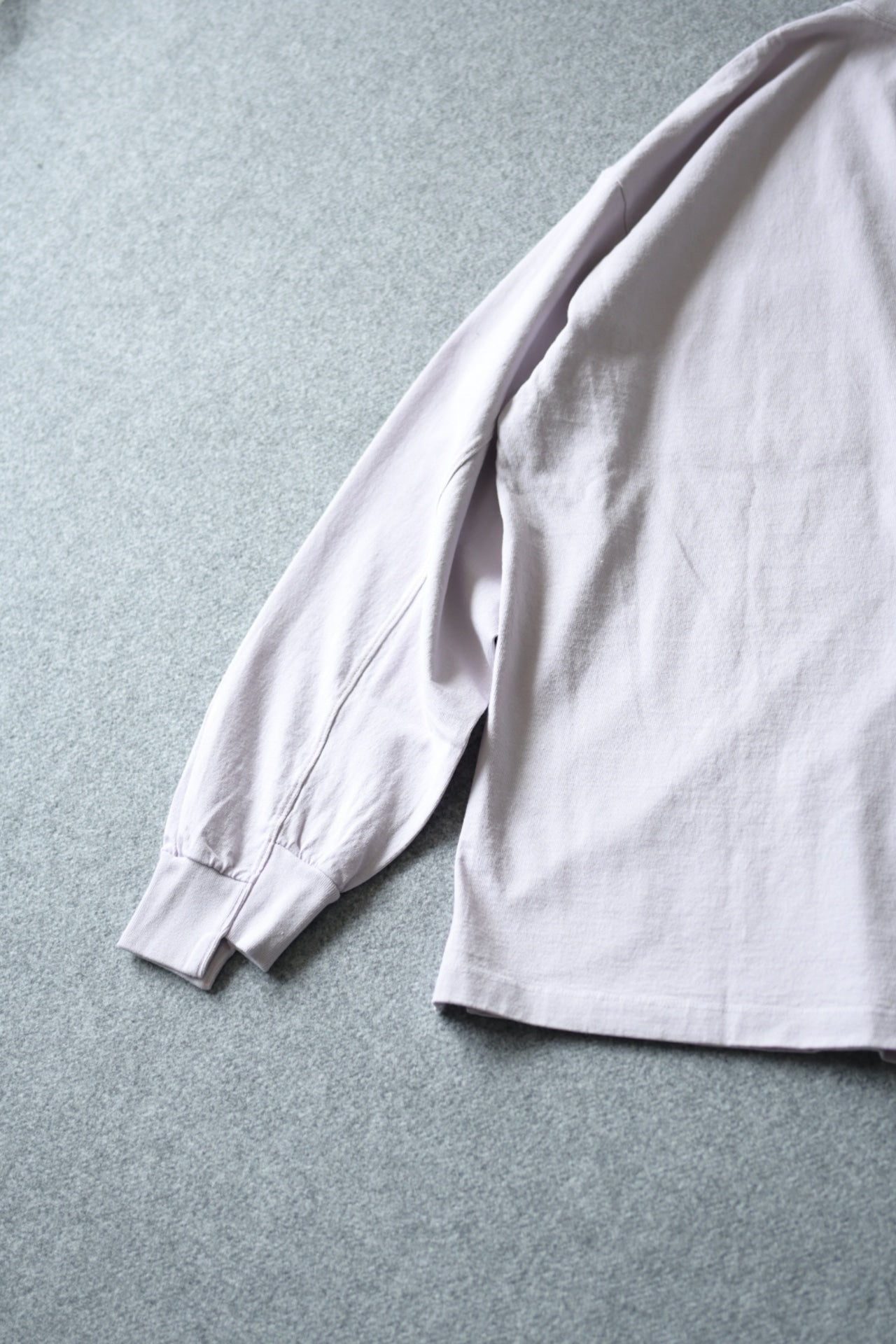 wonderland - Stitch L/S T-shirts [LIGHT GRAY]