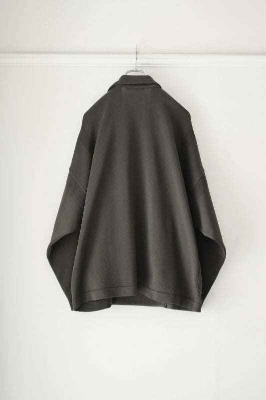 YASHIKI - Seion Short Double Jacket [DARK-OLIVE]