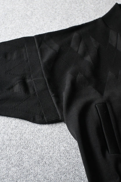 YASHIKI - Seika Knit Blouson [BLACK]