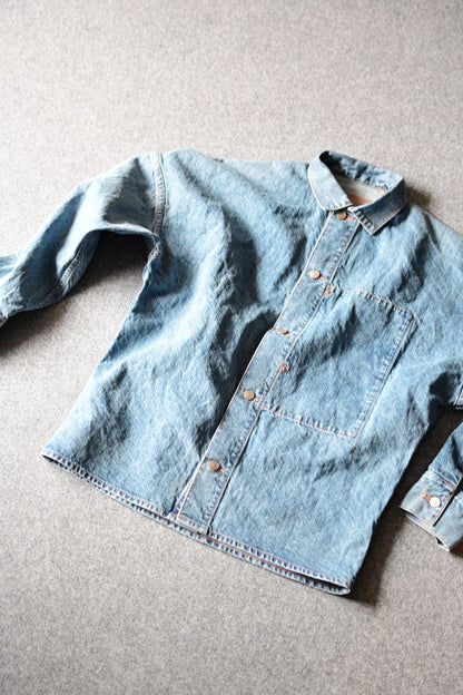 phebus - WASHI DENIM JACKET [FADE BLUE]