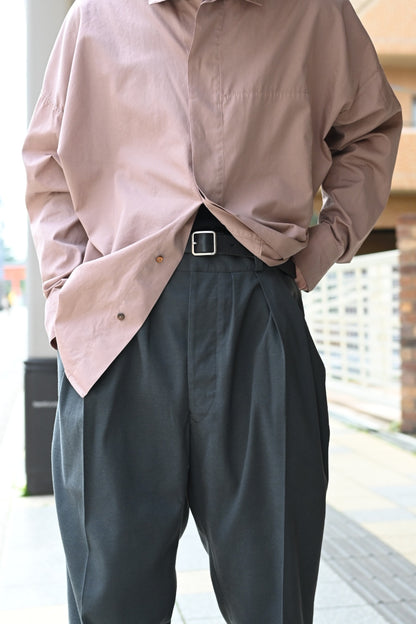 phebus - Doublecloth Three Tuck Pants