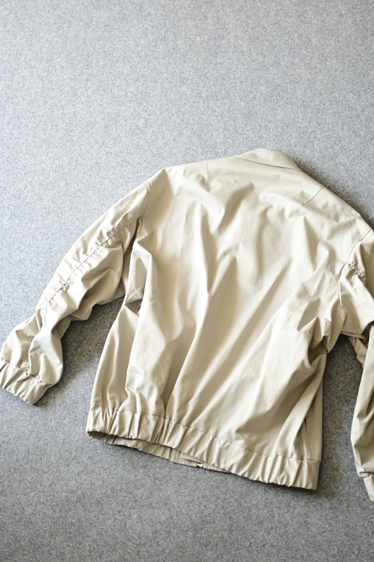VU - short flight blouson [CHALK]