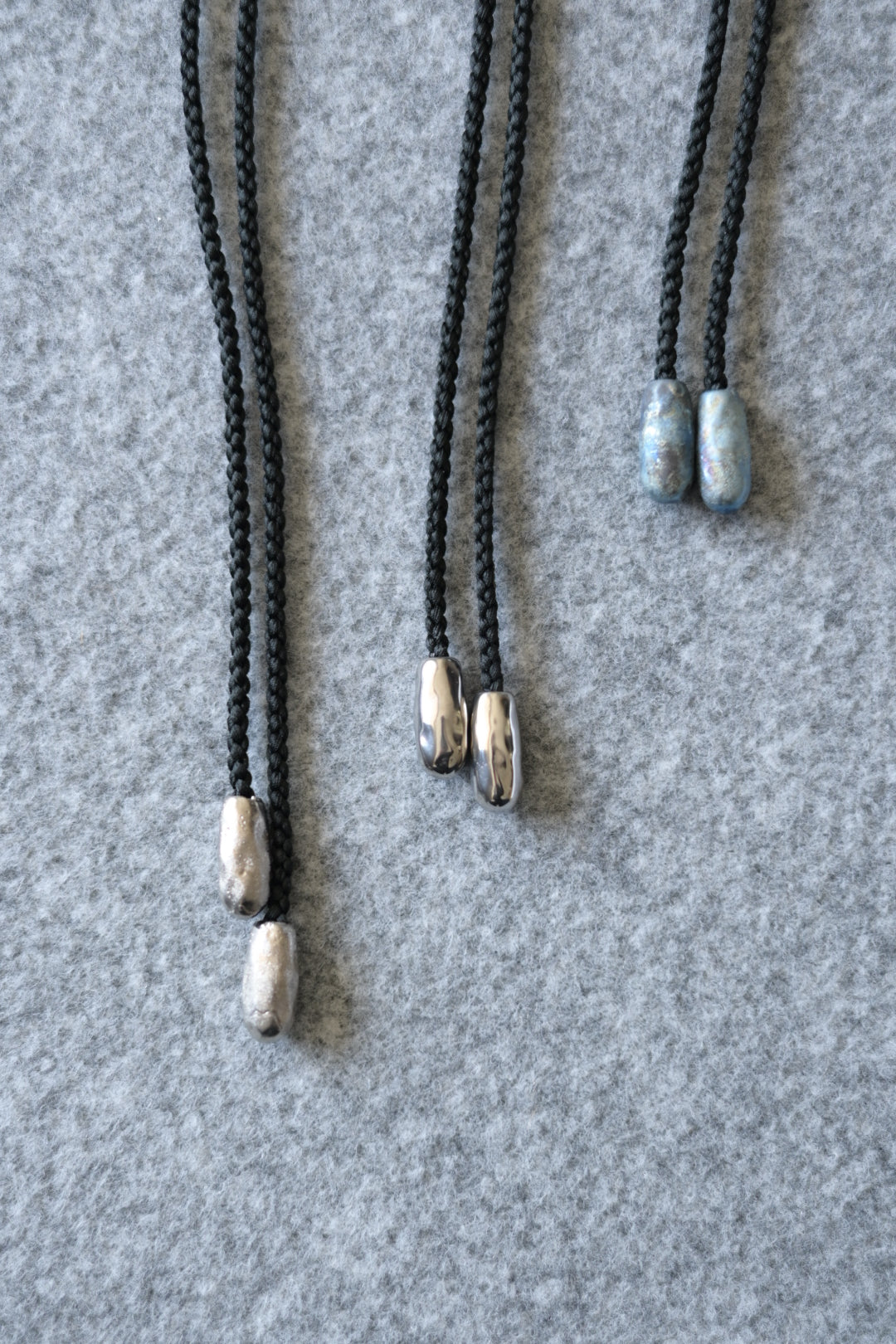 __22[ニニ] Necklace - Uneven Slate