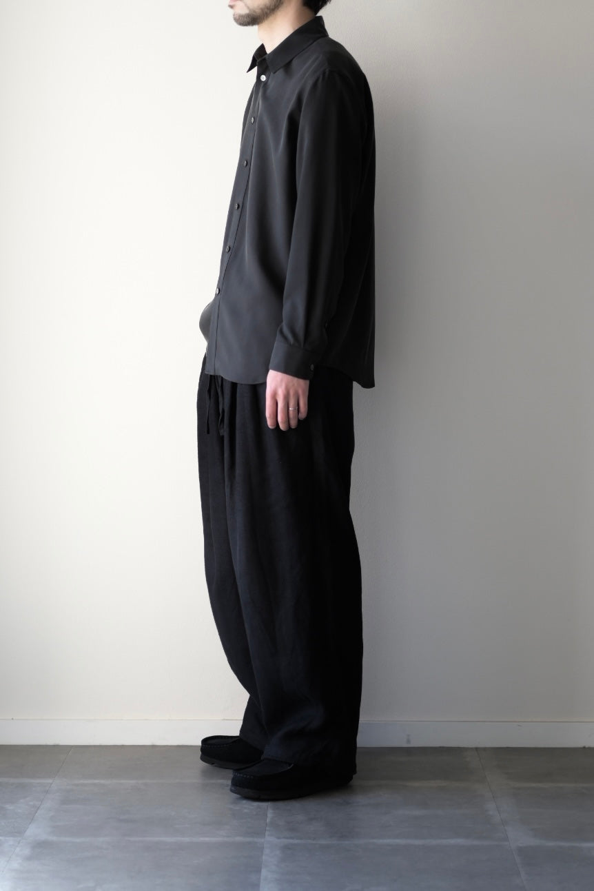 山内 - ビンテージシルクギャバ・スタンダードシャツ