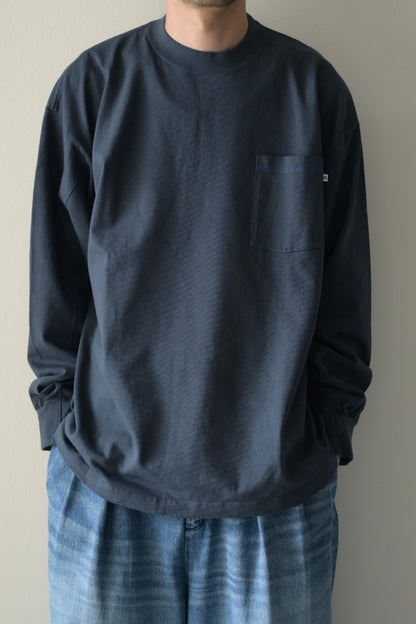 wonderland - Stitch L/S T-shirts [CHARCOAL]
