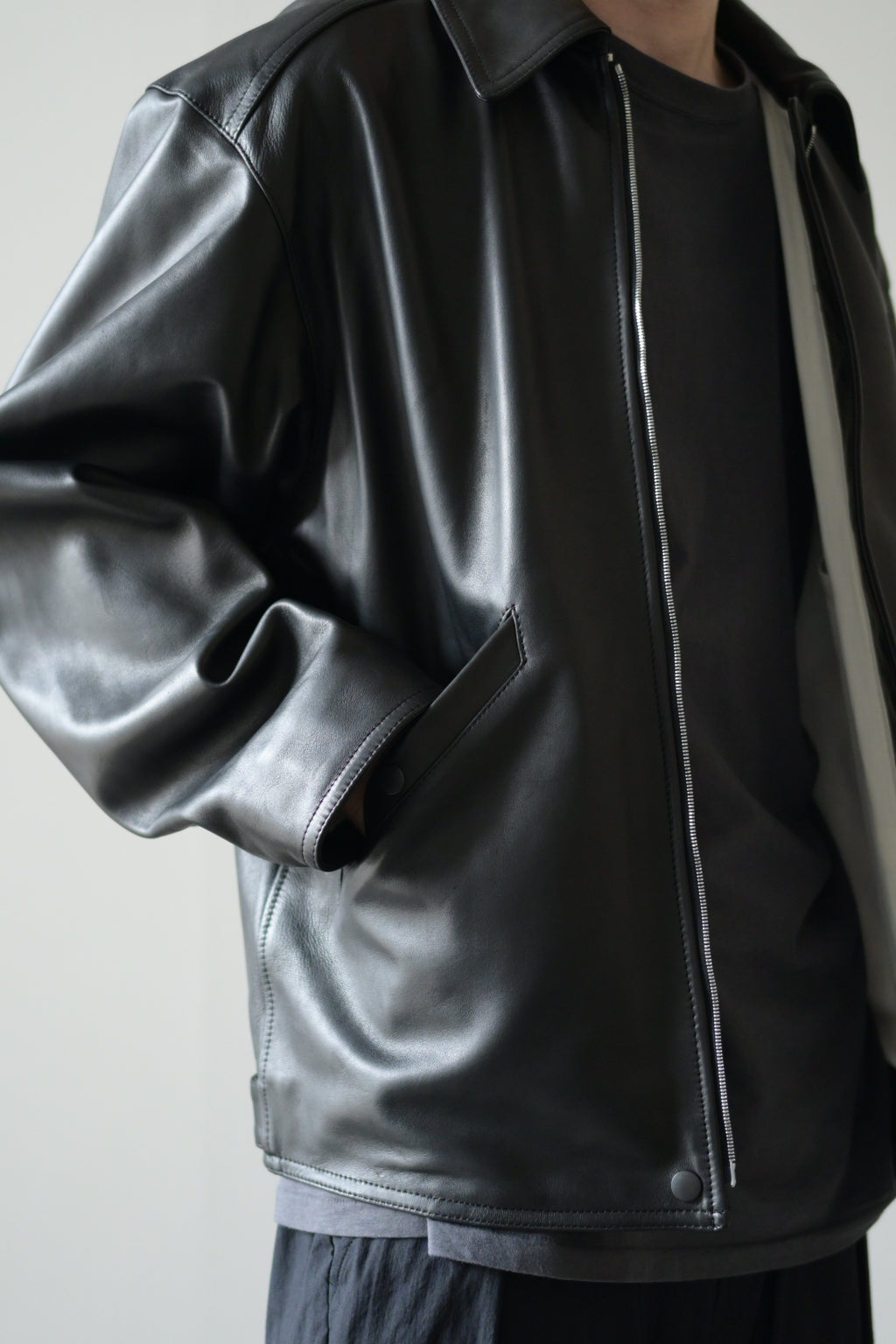 phebus - Sheep Leather Flight Jacket