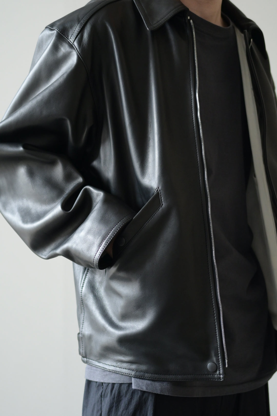 phebus - Sheep Leather Flight Jacket