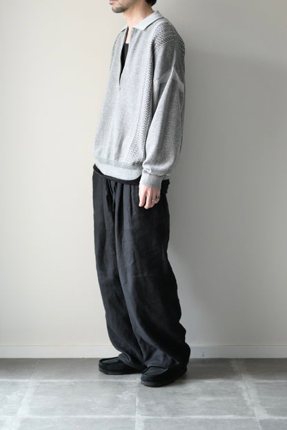 YASHIKI - Kanto Zip Polo [MIX-GRAY]