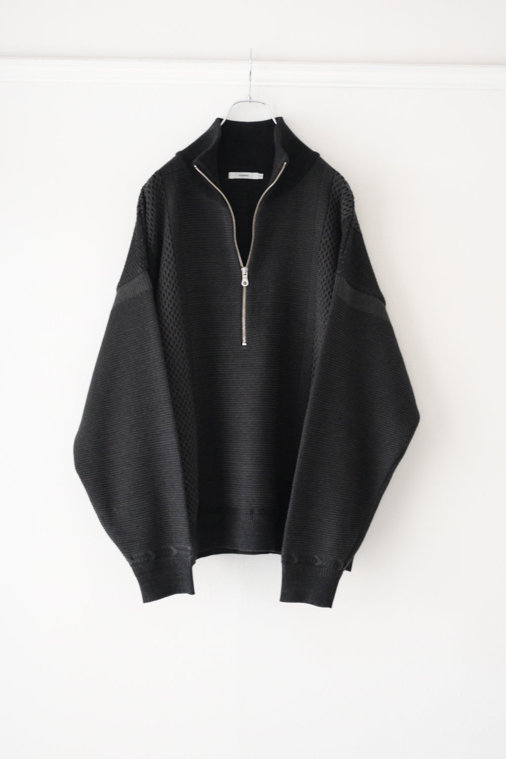 YASHIKI - Karita Half Zip Knit [BLACK]