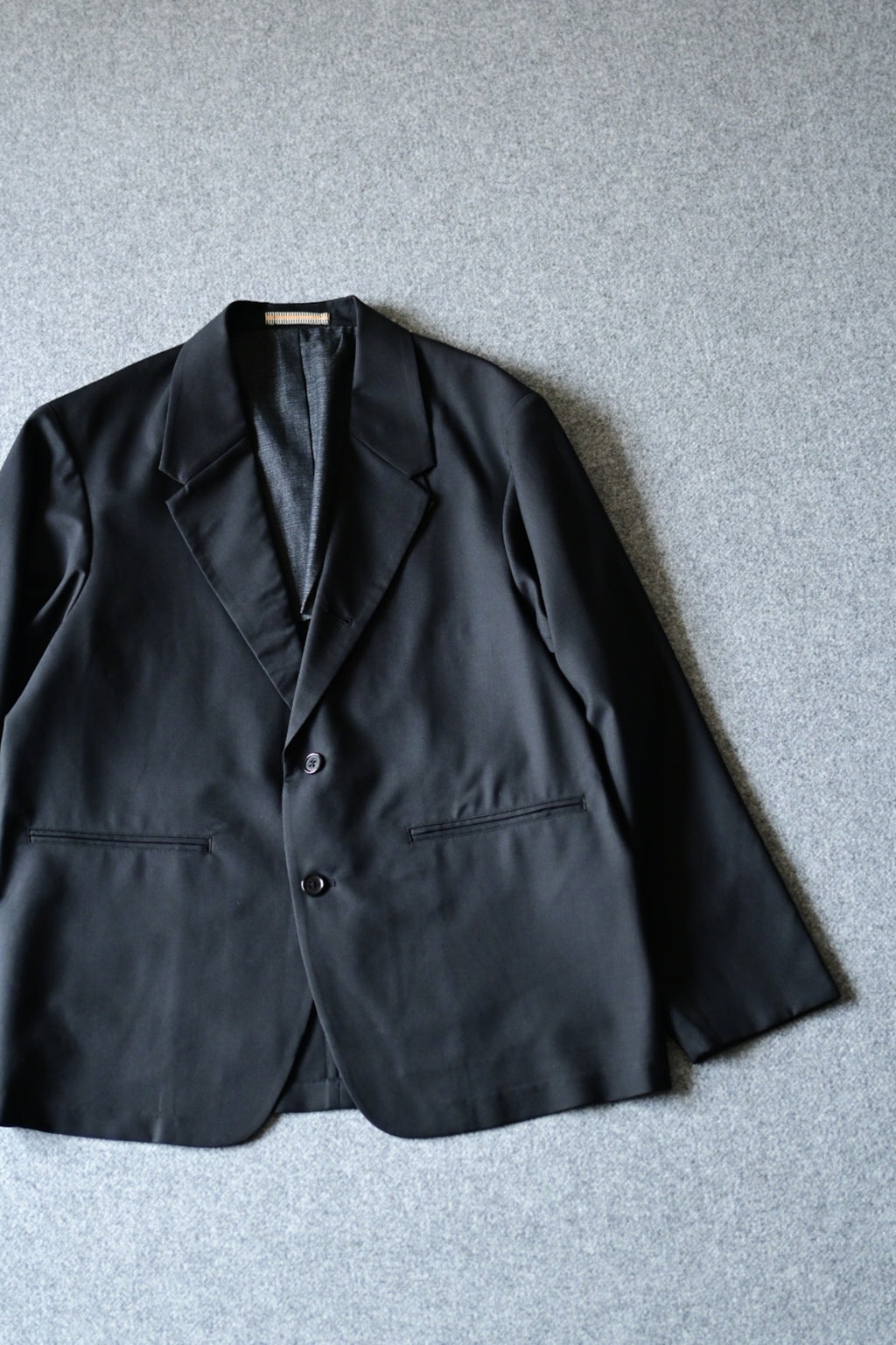 tangenet タンジェネット Jacketsu Black wool tropical ジャケット