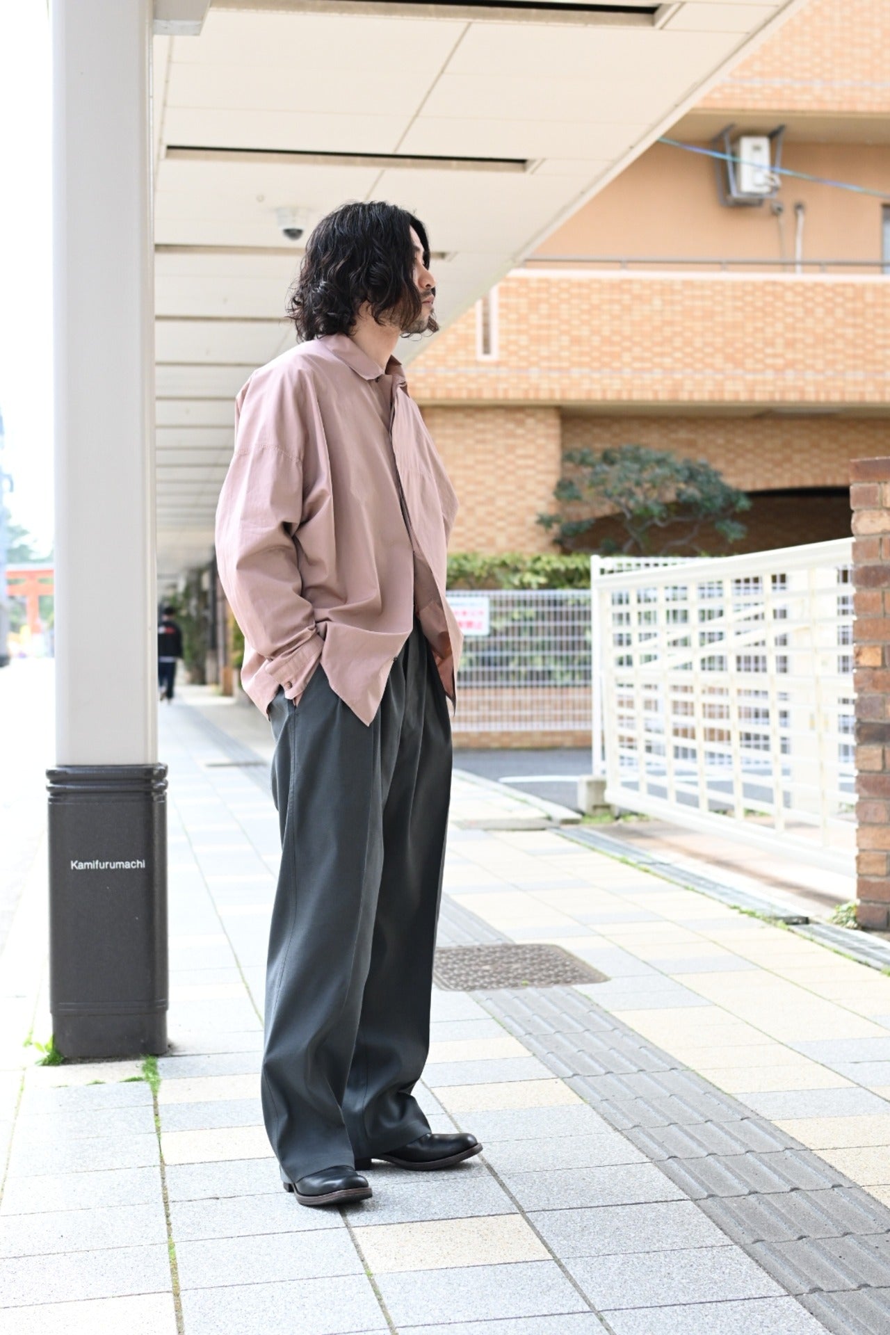 phebus - Doublecloth Three Tuck Pants