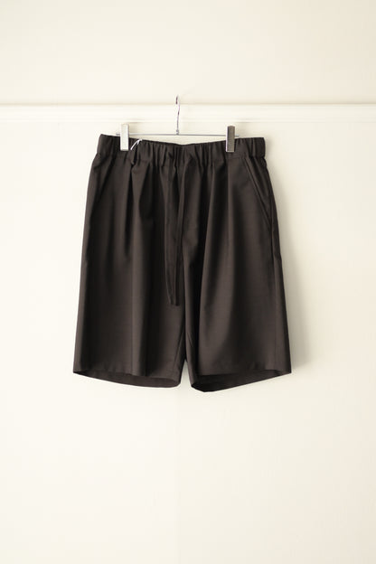 Blanc YM ブランワイエム Wool Mohair Half Pants ブラウン